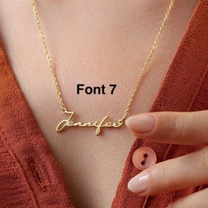 Personalized Name Necklace, Personalized Jewelry, Custom Name Necklace, Name Necklace for Women, Birthday Gift for Her, Christmas Gift Idea