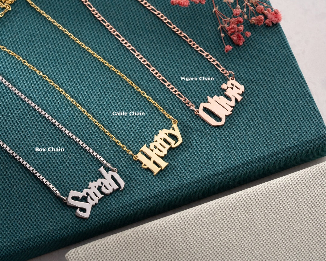 Personalized Name Necklace, Custom Jewelry Gift - Etsy