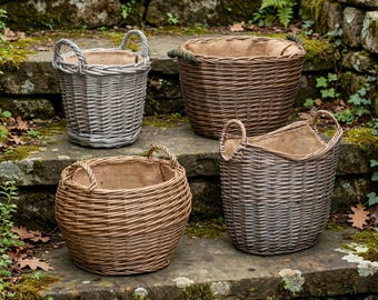 Willow Kindling Baskets, Small Log Basket