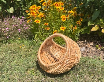Willow Nut Trug Basket, Easter Egg, Chicken Egg, Duck Egg Collection Basket