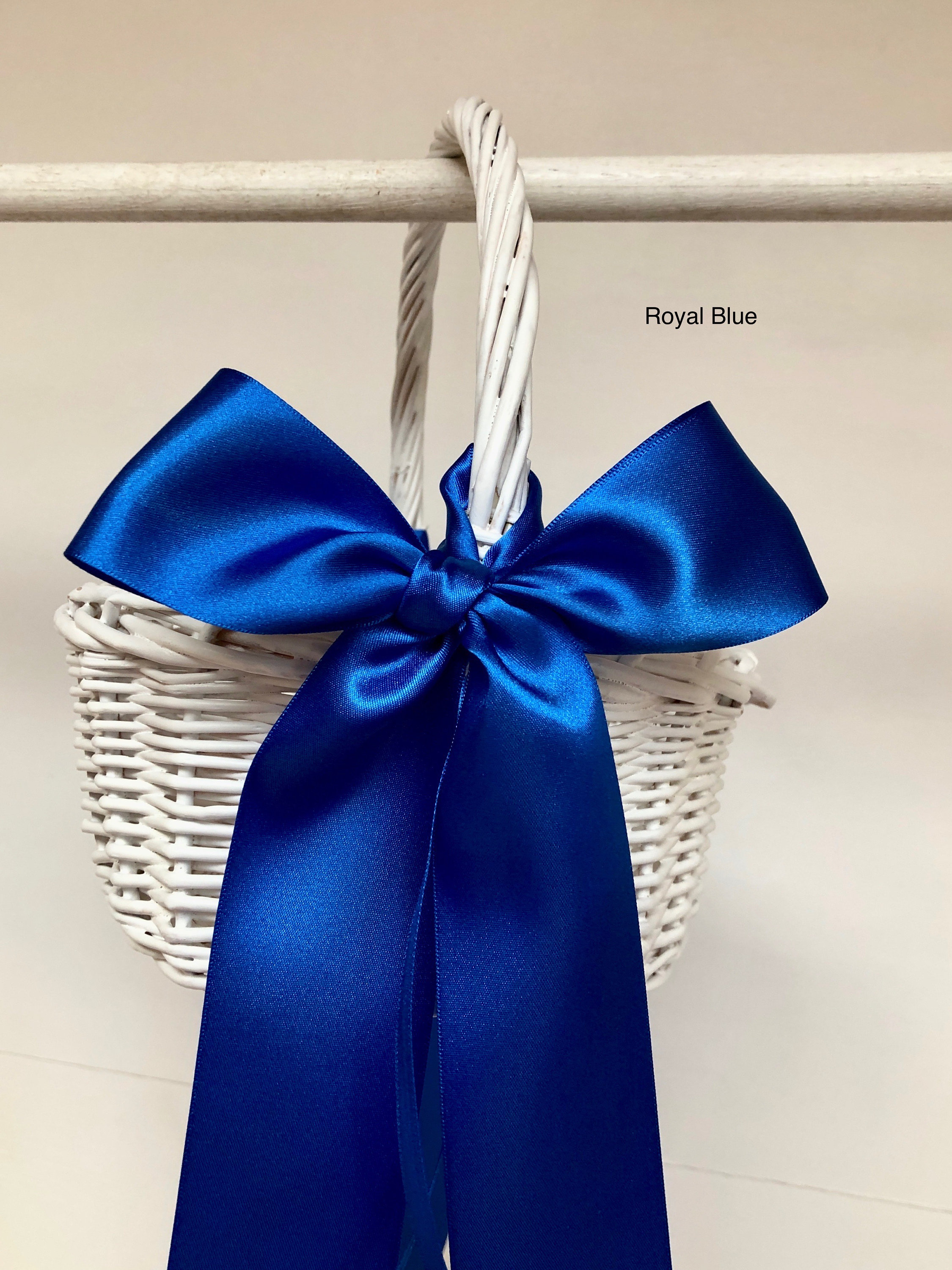 Flower Girl Basket Buff Willow Basket Childs Basket Flower Etsy UK