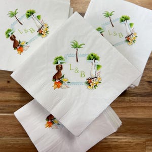 Personalized Full Color Logo Cocktail Napkins for Weddings & Corporate Events image 13