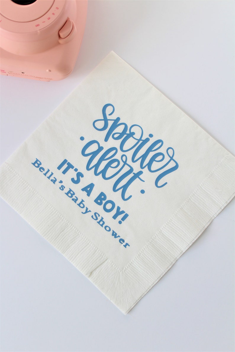 Eid Set of 50 Personalized Napkins Birthday Napkins Baby Shower Custom Napkins Wedding Napkins Event Napkins Bridal Shower