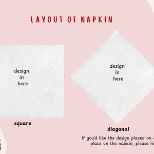 Personalized Full Color Logo Cocktail Napkins for Weddings & Corporate Events image 5