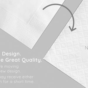 a new design, and you may receive either design for a short time.