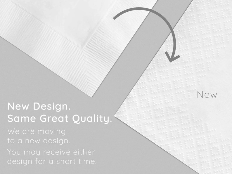 a new design, and you may receive either design for a short time.