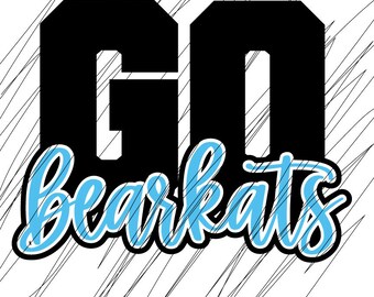 Go bearkats. bearkats Leopard Print Athletic SVG png jpg eps and dxf cut file bearkats Football bearkats Basketball bearkats Mama Go bearkat