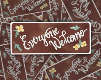 Everyone Welcome at the Homestead - Wayhaught Wedding - Wynonna Earp Sticker