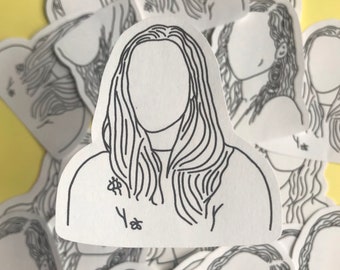 Kat Barrell - Wynonna Earp Sticker