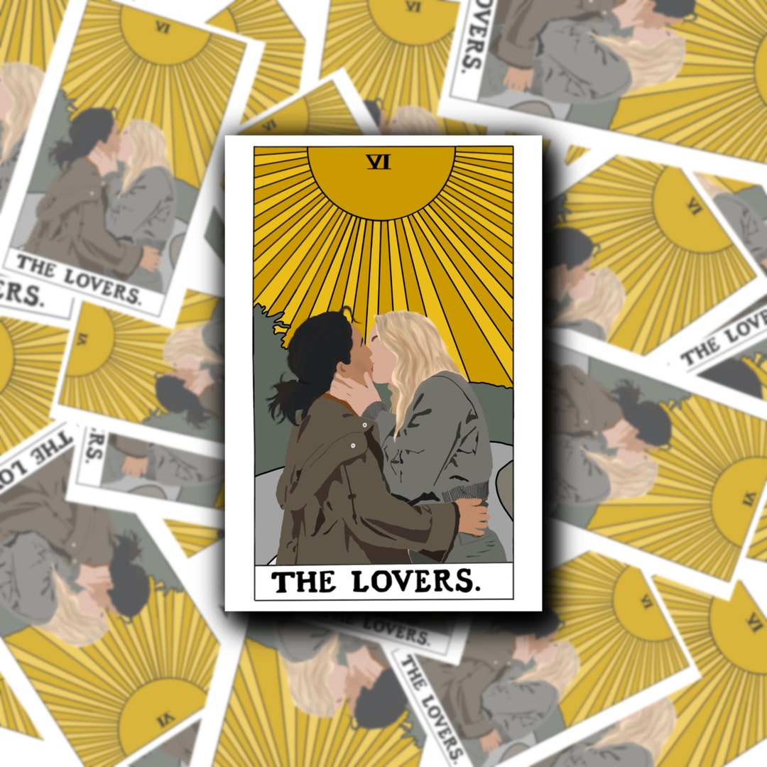 Lovers Tarot Card Villanelle and Killing Sticker - Etsy