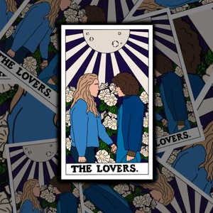 La carte de tarot des amants Dani et Jamie - L’autocollant obsédant du manoir Bly