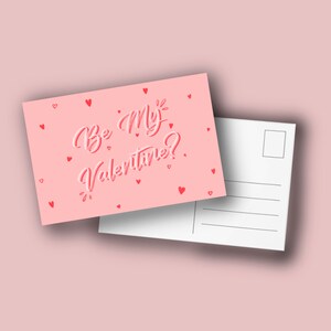 Carte postale Be My Valentine