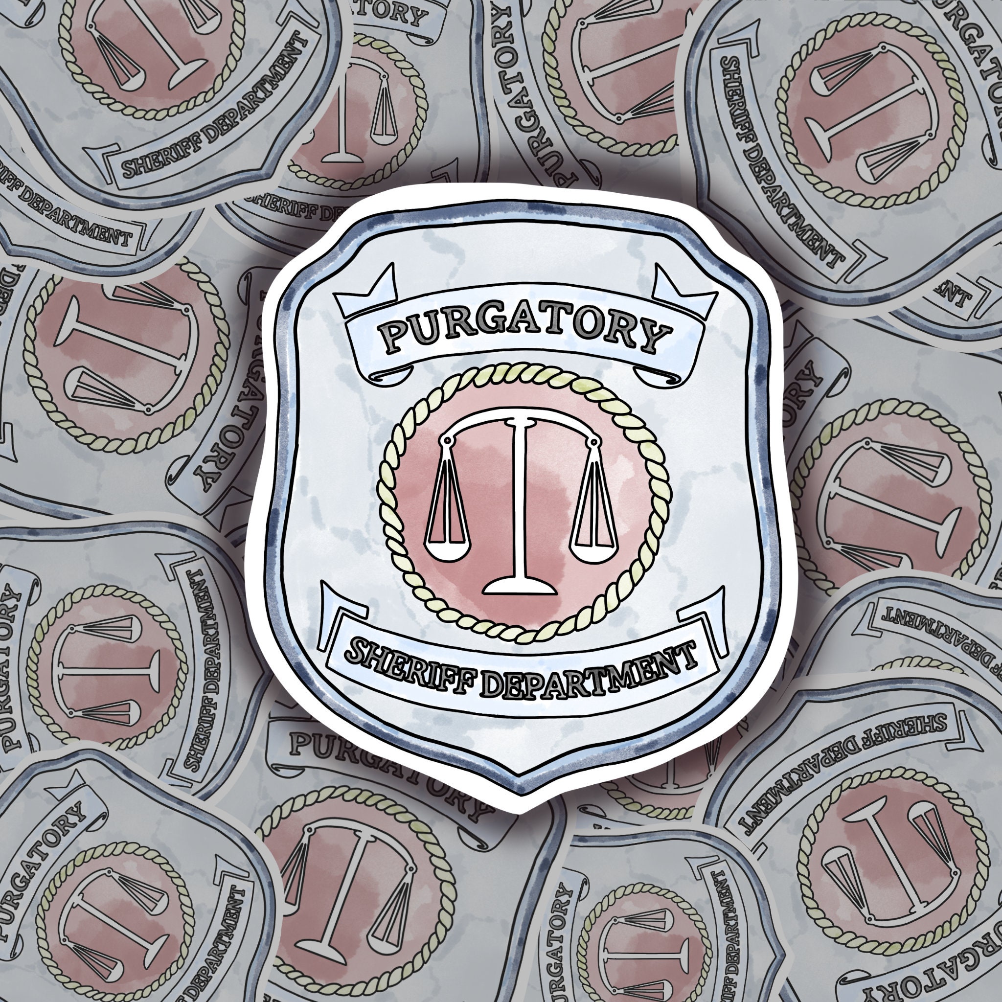 Wynonna Earp Purgatory Sheriff's Department Sticker