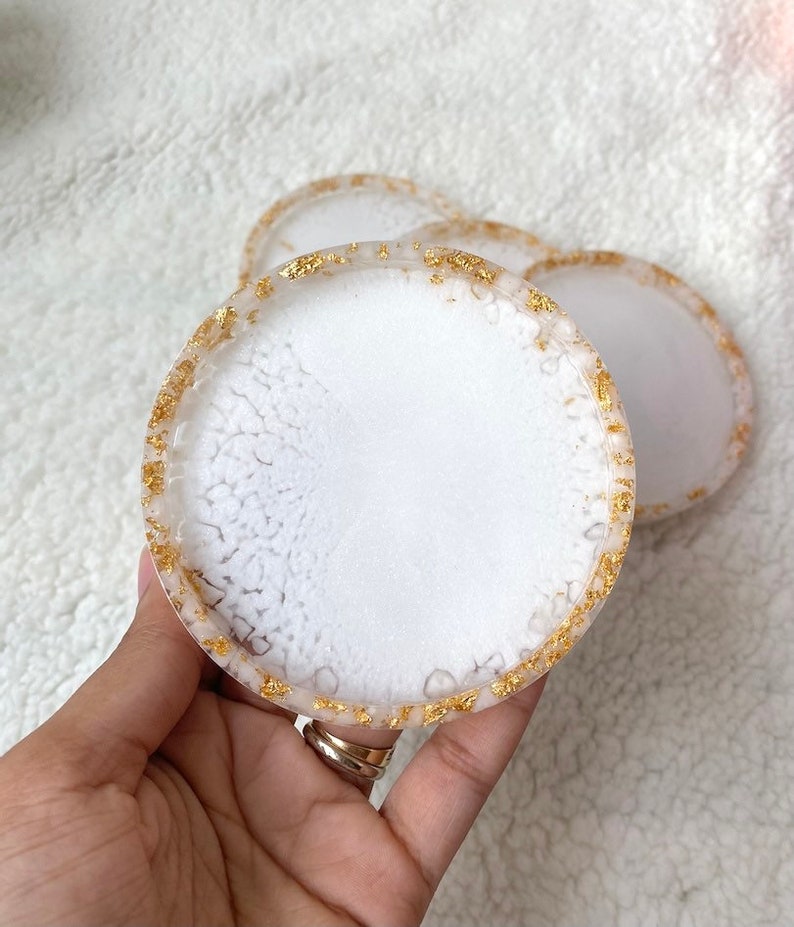 Juego De Posavasos De 6 Piezas, Cerámica Absorbente, Piedra | Meses Sin
