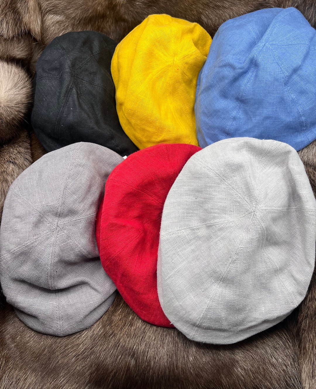 Linen Cap Black