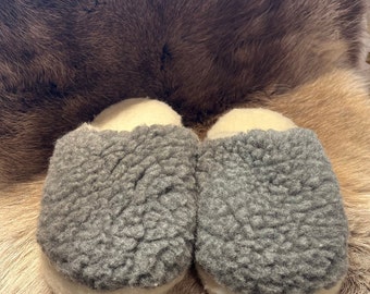 SHEEPSKIN SLIPPERS | Warm Wool Slippers | Ecofriendly Footwear | Sheep Wool Slippers | Perfect Warmth Soft Organic Wool Stylish Slippers