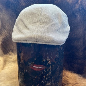 LINEN FLAT CAP | Linen Summer Cap | Stylish Linen Cap | Lightweight Flat Cap |  Unique Breathable Handcrafted Eco Friendly Unisex Flat Cap