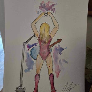 Taylor Swift, Eras Tour, Era, Pittura, Bestie, Arredamento per la casa, Compleanno, Regalo, Decorazione, Arte murale, Arte, Pittura, Schizzo, Regali per lei