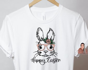 Happy Easter tee 2024| Easter  unisex t-shirt | Bunny comfy shirt | Egg hunting Day tee | Easter gift , Easter Day bunny shirt comfy unisex