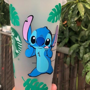 Lilo and Stitch cold venti size Starbucks cup | Reusable cup 24oz  | Tumbler | customize