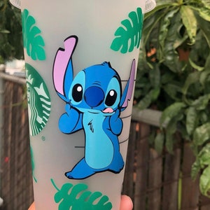 Stitch 20 Oz Tumbler, Stitch Glitter, Lilo and Stitch, Stitch Shakes, Stitch  Starbucks, – Designs by Noelly