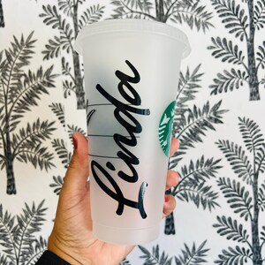 Jack and sally Starbucks cups | Starbucks cup | venti size tumbler | halloween gift | bff matching the nightmare before Christmas spired | image 5