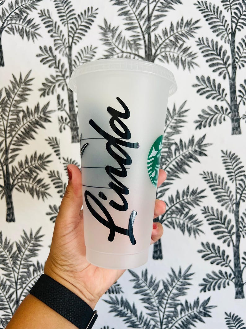 Jack and sally Starbucks cups | Starbucks cup | venti size tumbler | halloween gift | bff matching the nightmare before Christmas spired | image 5