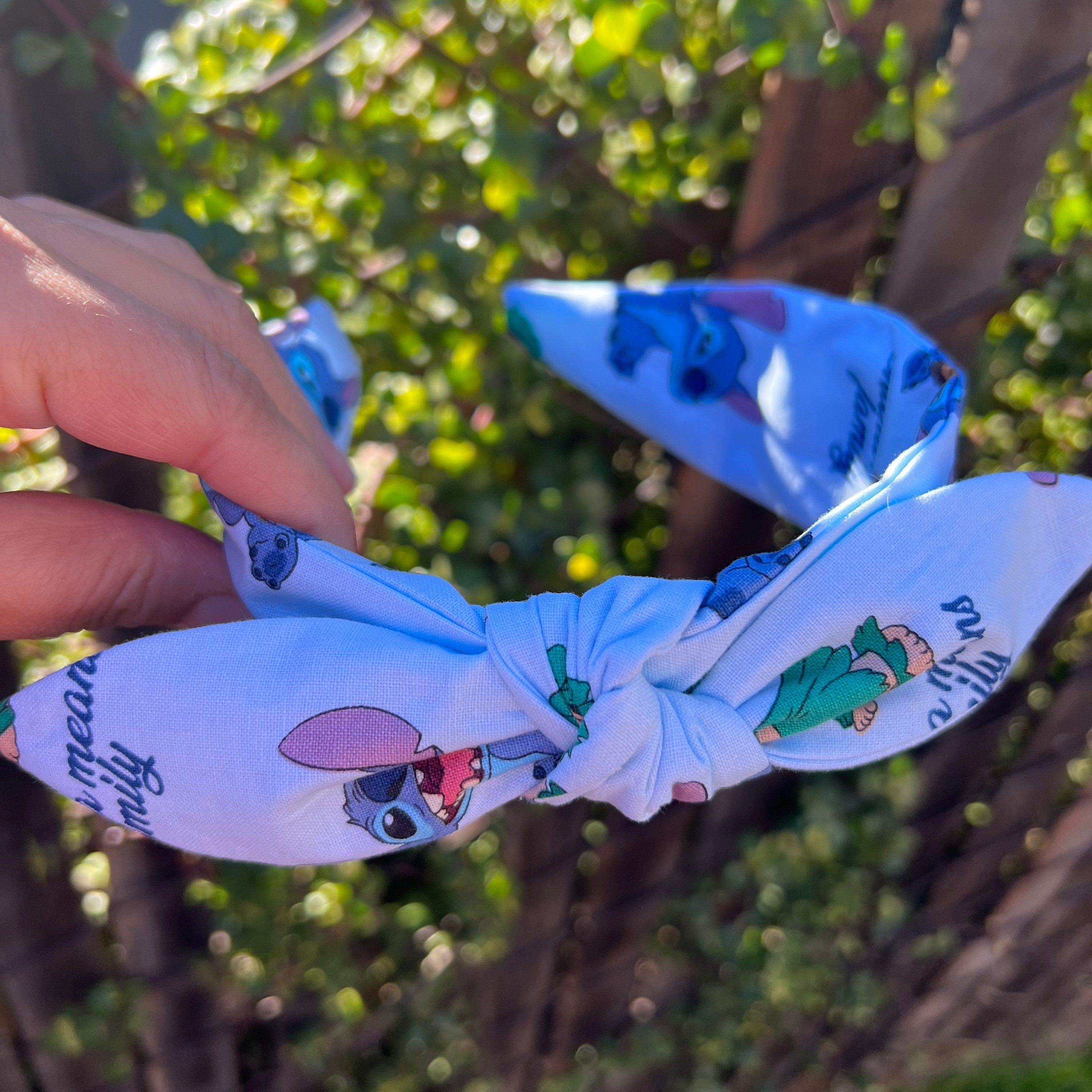 Lilo and Stitch Knot Headband Handmade Headband Stich Fans Etsy