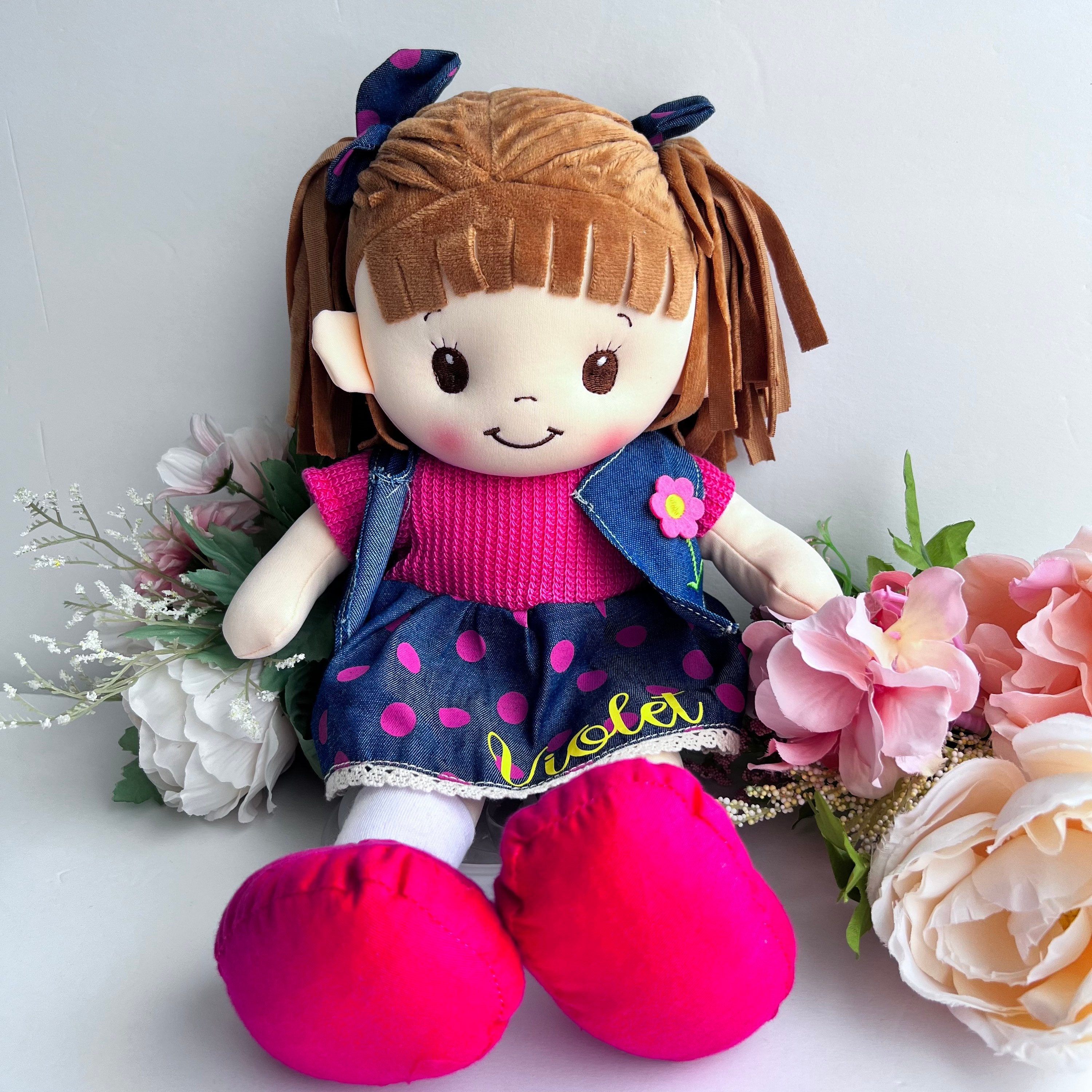 Baby and Toddlers Doll Personalized With Name Doll Gift Ideas 2024 Gift Soft and Easy to Graba Doll Christmas 2024 Granddaughter Etsy