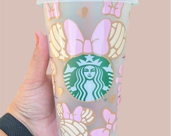 Minnie concha Starbucks cup , gift ideas , personalized gift , cup with name , bff gift