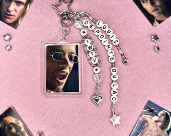 The Vampire Louis beaded keyring