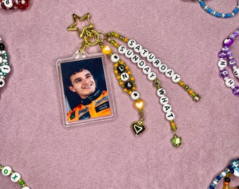 llavero de cuentas de Lando Norris