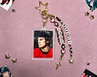 Connor Bedard - Bedsy - beaded keyring