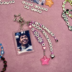 Alex Albon beaded keyring