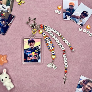 Max Verstappen Maiden Win beaded keyring