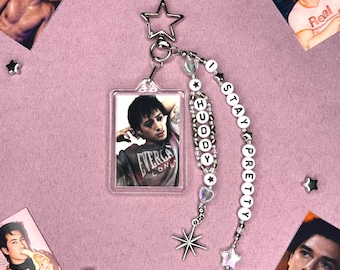 Hudson Williams- I stay pretty - beaded keyring