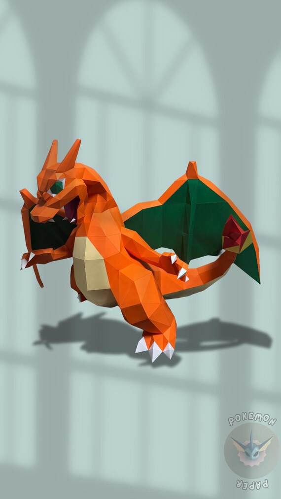 Harizard Craft Charizard Papercraft Papercraft Pokemon Pokemon Craft Pokemon Diy