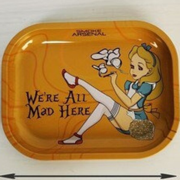 Alice in Wonderland Rolling Tray Etsy