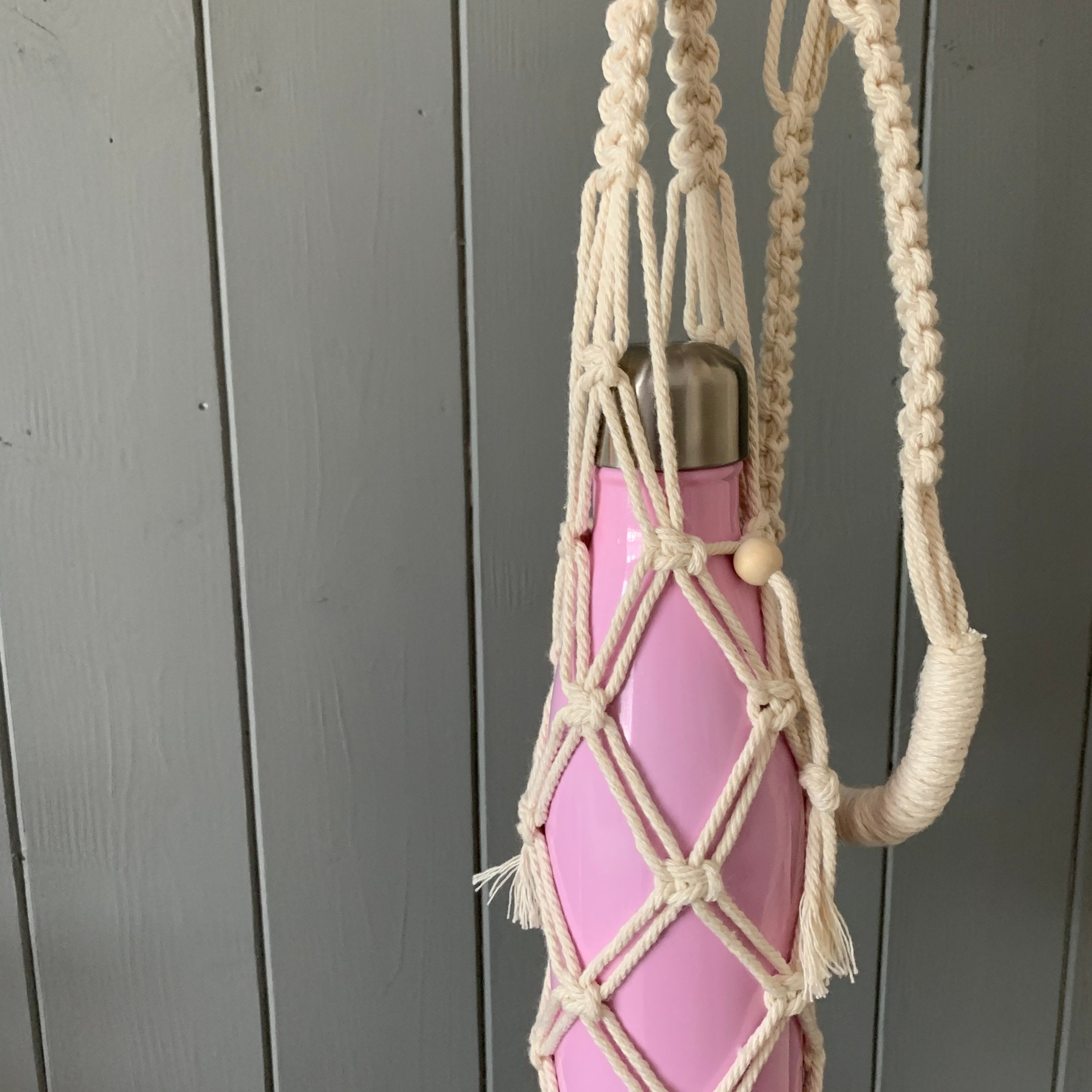 Handmade macrame water bottle holder for Chillys bottle Etsy