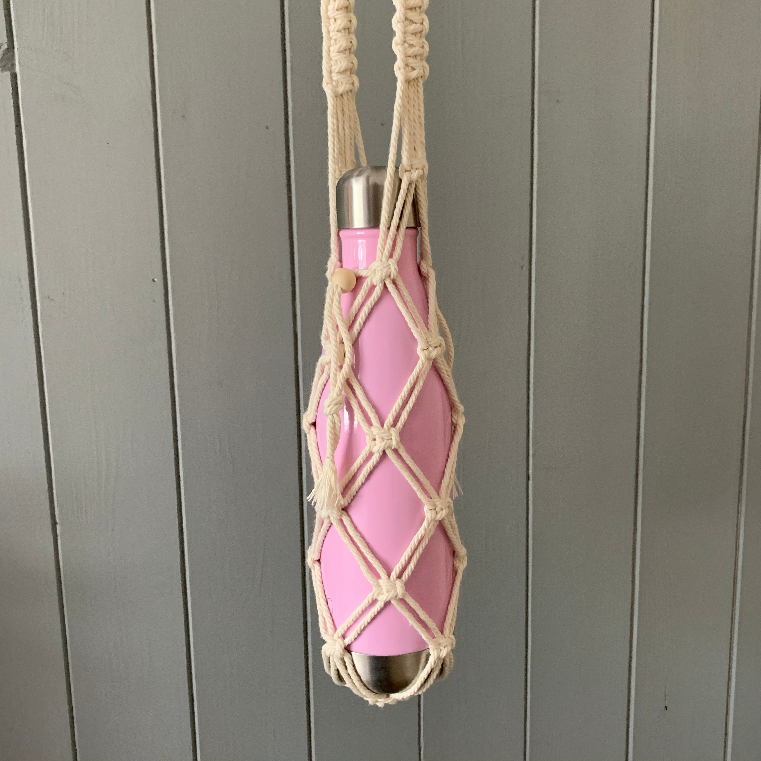 Handmade macrame water bottle holder for Chillys bottle Etsy