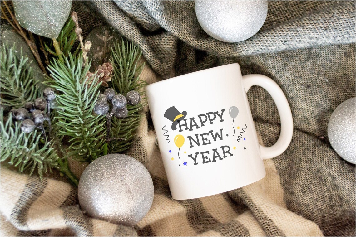 Happy New Year Mug Gift for Husband Wife Friend Coworker | Etsy