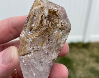 Natural Black Rutile Quartz 89gr From Pakistan 2.6 inch C26
