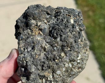 髪を切って！3.5インチの黄鉄鉱とジェイムソン石、メキシコ