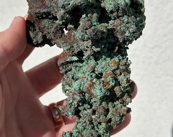Metal Madness!! 5.1-inch Native Copper, Cuprite, and Malachite