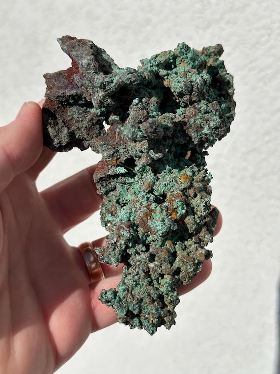 Metal Madness!! 5.1-inch Native Copper, Cuprite, and Malachite