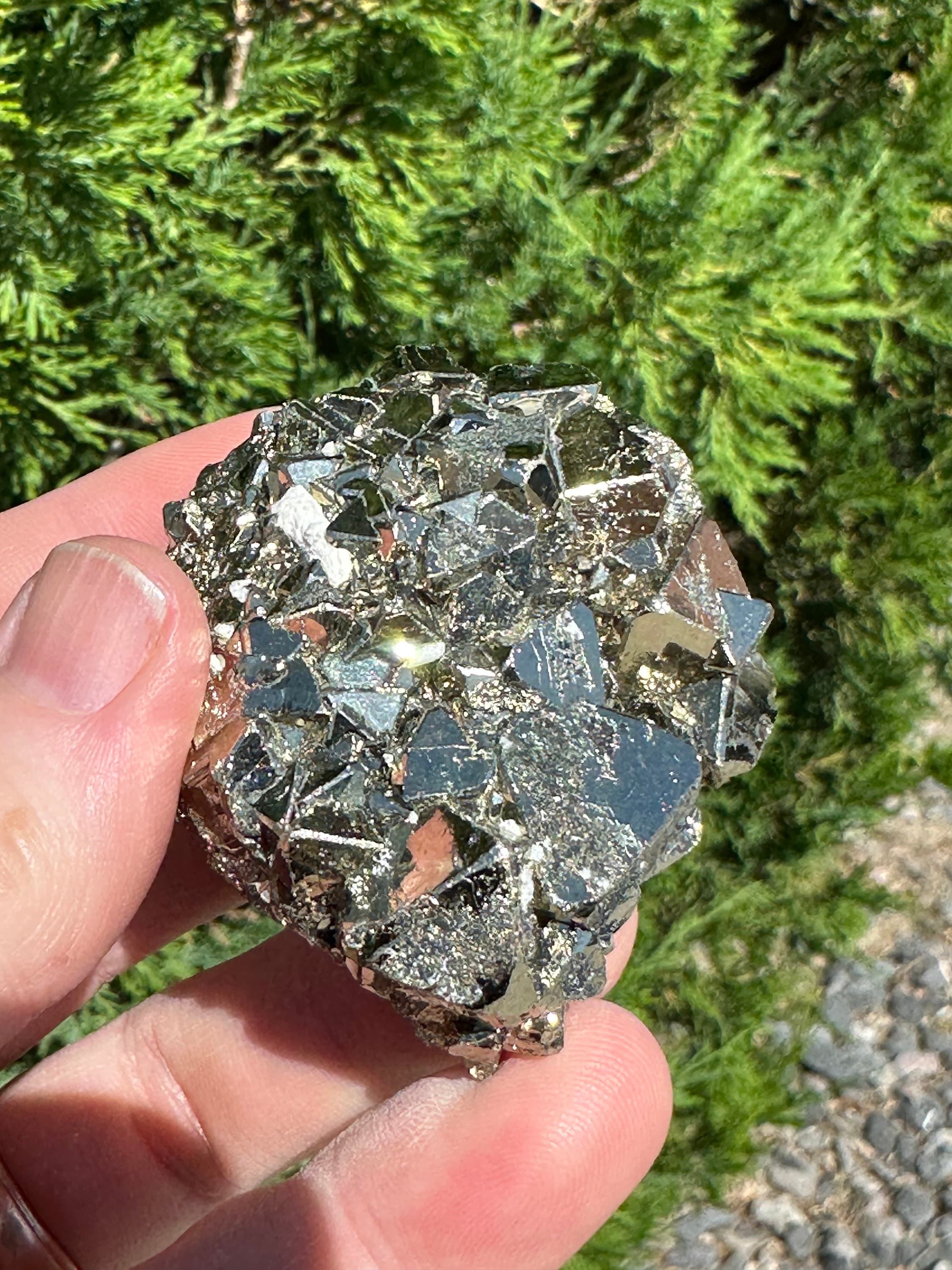 High Quality 2.1-Inch Pyrite - Huanzala Mine, Huallanca Mining District, Ancash, Peru