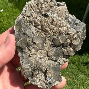 Overall Appealing! 3.7-Inch Pyrite-Included Pagoda Calcite - Hubei, China