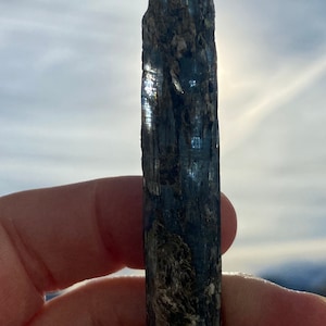 Like an Eternal Otter Pop! 3.8-Inch Kyanite Crystal - Zambezi Belt, Mashonaland West, Zimbabwe