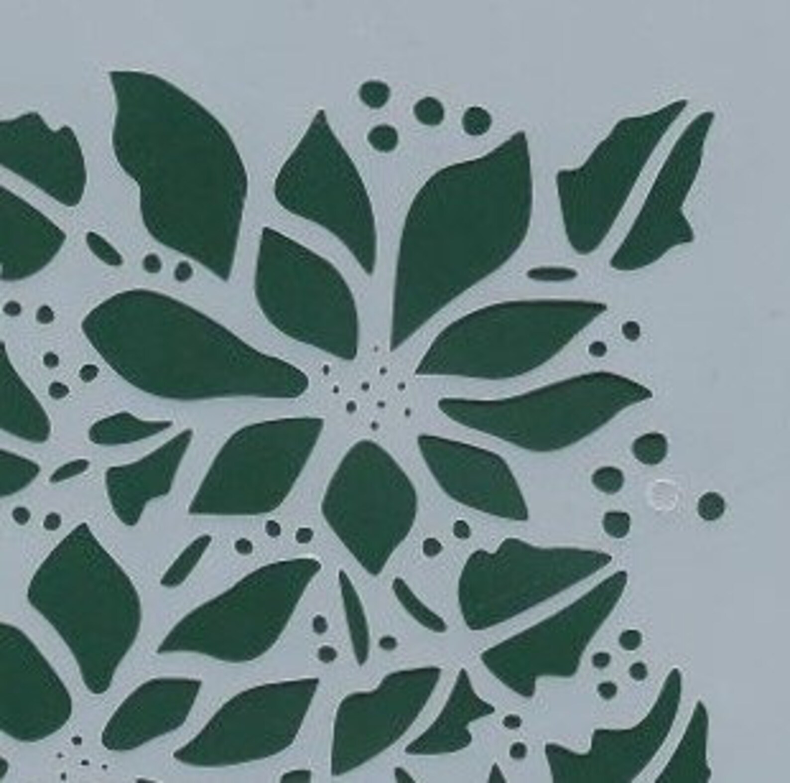 Poinsettias Stencil Christmas Stencil Reusable Stencil DIY | Etsy