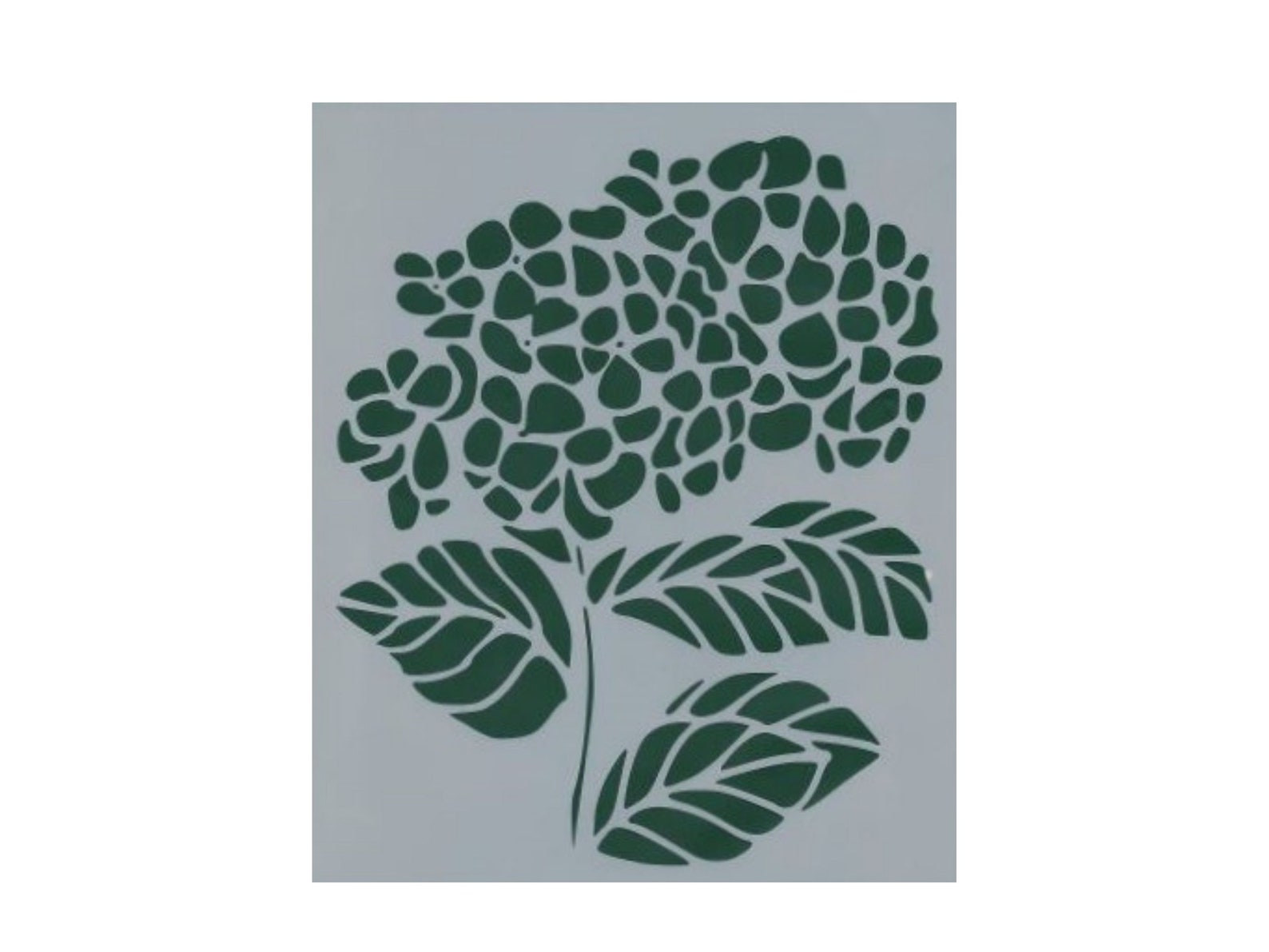 Hydrangea Stencil Reusable Stencil DIY Stencil Home Decor Etsy